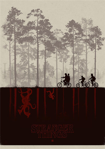 Poster Stranger Things® Upside Down